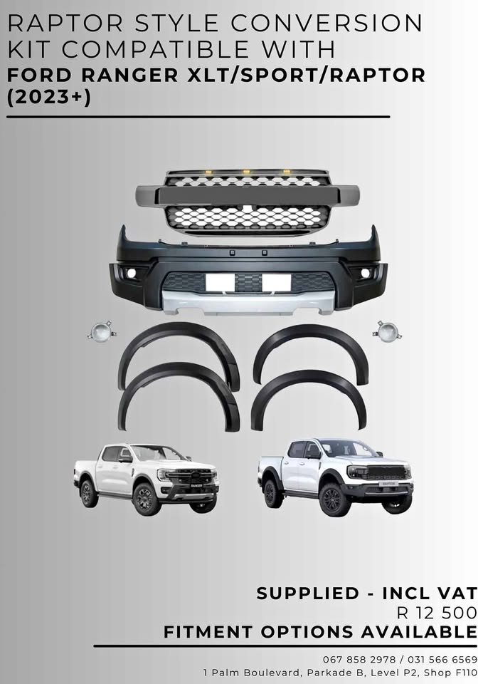 Raptor Style Conversion Kit compatible with Ford Ranger (2023+) - supply - Private Seller Raptor Style Conversion Kit compatible with Ford Ranger (2023+) - supply - Private Seller