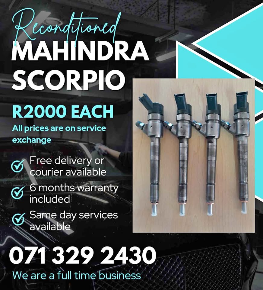 MAHINDRA SCORPIO DIESEL INJECTORS FOR SALE WITH WARRANTY