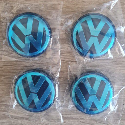 VW set of 4 wheel centre caps
