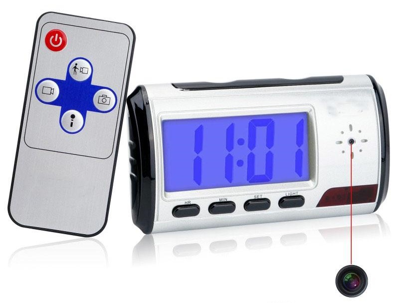 Spy Camera Clock, Remote Controlled Multi-Function DVR. Brand New Products.