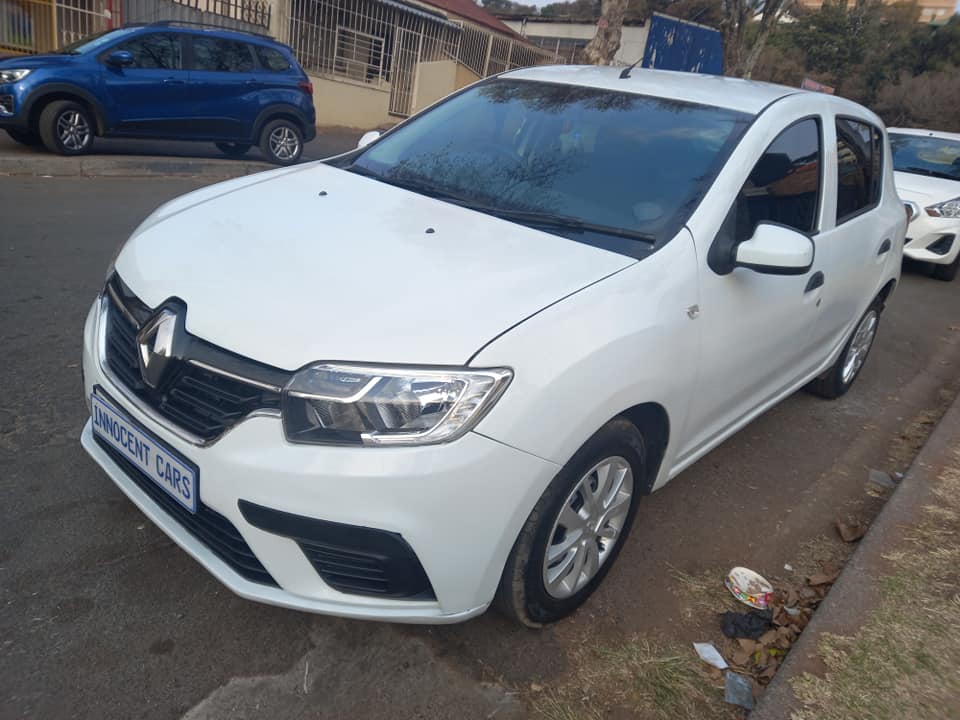 2020 RENAULT SANDERO 900T ENGINE PETROL, MANUAL, WHITE COLOR, MILEAGE