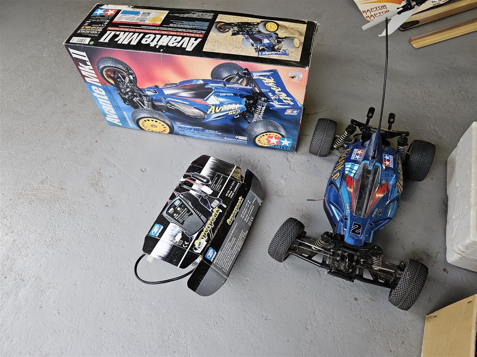 Raptor 30 RC Helicopter, Avante RC car & accessories