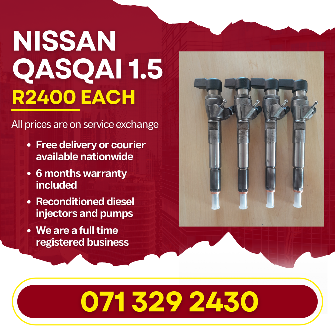 NISSAN QASQAI 1.5 INJECTORS FOR SALE WITH WARRANTY INCLUDED - Private Seller NISSAN QASQAI 1.5 INJECTORS FOR SALE WITH WARRANTY INCLUDED - Private Seller