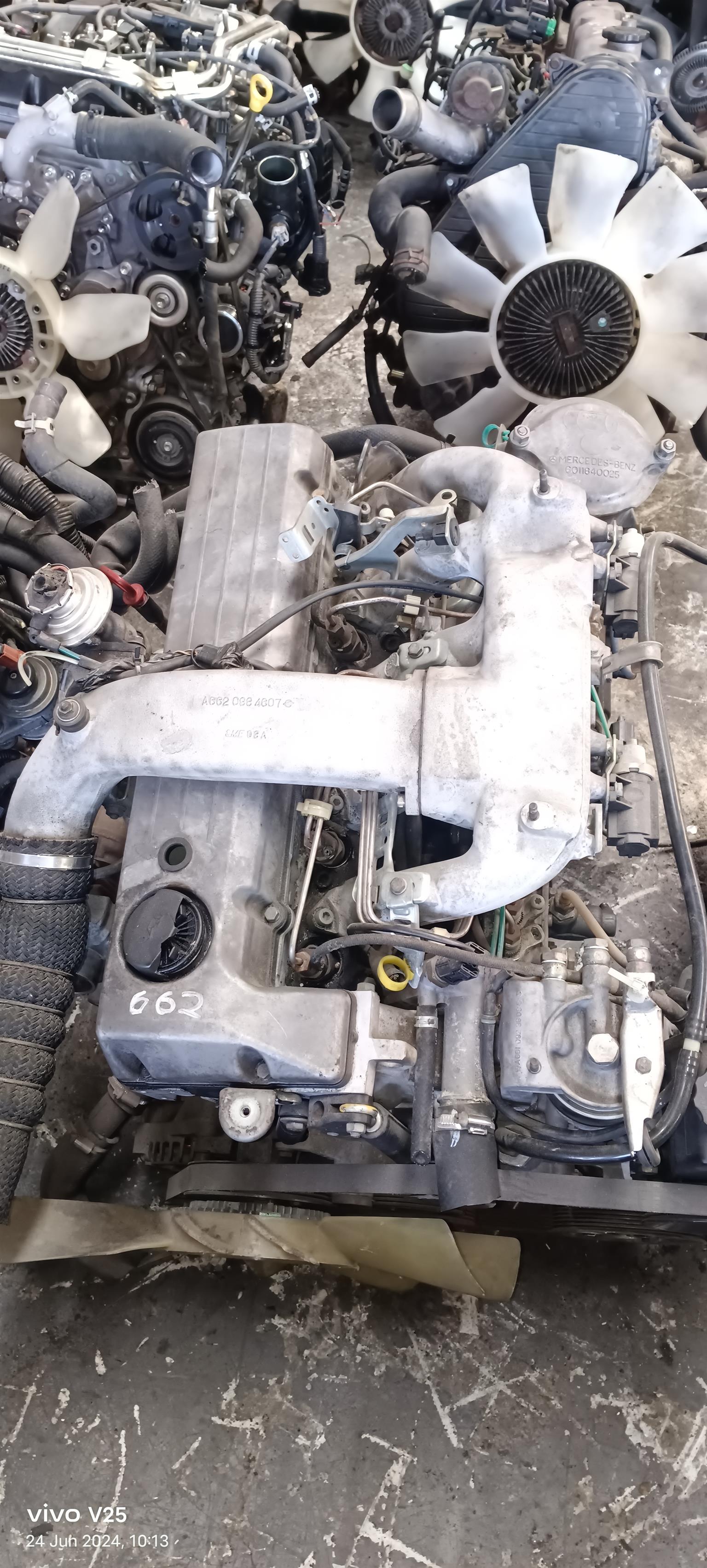 Ssangyong Musso Mercedes 662 2.9 5 cylinder turbo diesel engines for ...