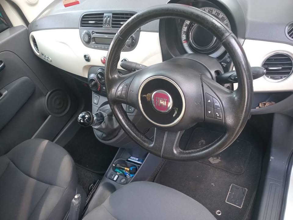 2014 Fiat 500 1.2 White, Manual, Petrol