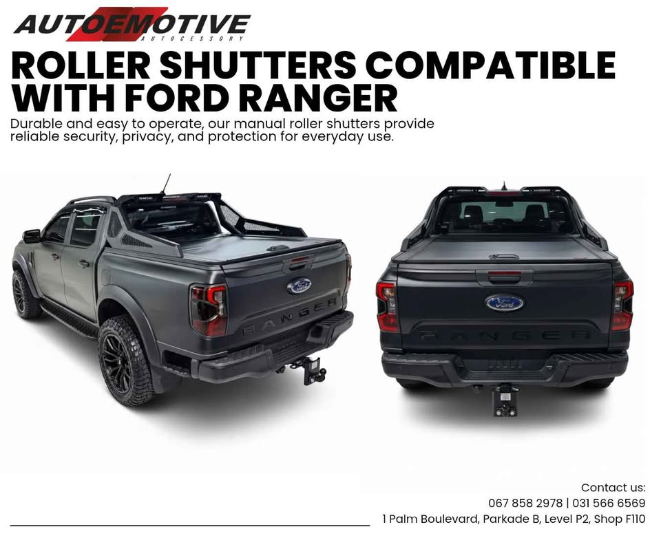 Roller Shutter compatible with Ford Ranger - Manual - Private Seller Roller Shutter compatible with Ford Ranger - Manual - Private Seller