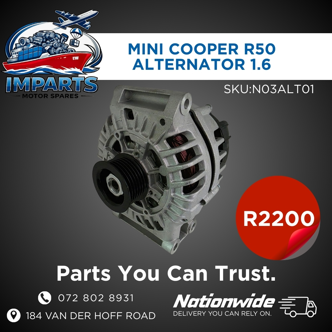 MINI COOPER R50 ALTERNATOR 1.6 - Private Seller MINI COOPER R50 ALTERNATOR 1.6 - Private Seller