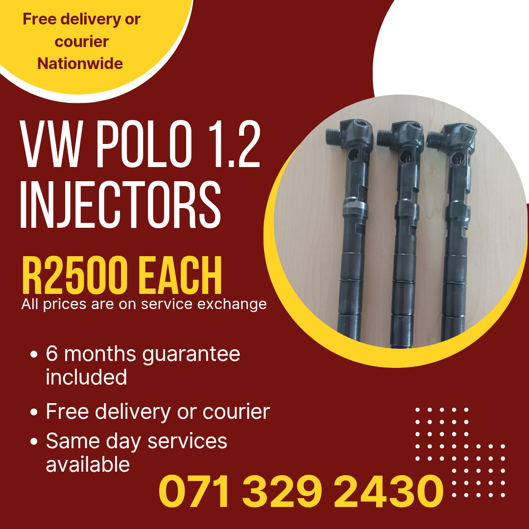 VW POLO 1.2 DIESEL INJECTORS FOR SALE WITH WARRANTY - Private Seller VW POLO 1.2 DIESEL INJECTORS FOR SALE WITH WARRANTY - Private Seller