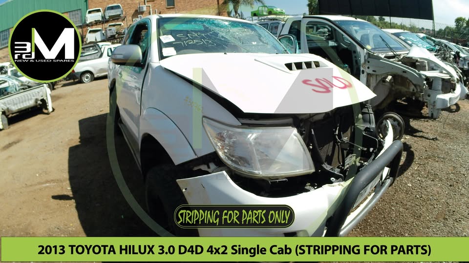 2013 TOYOTA HILUX 3.0 D4D Single Cab (STRIPPING FOR PARTS) - Private Seller 2013 TOYOTA HILUX 3.0 D4D Single Cab (STRIPPING FOR PARTS) - Private Seller