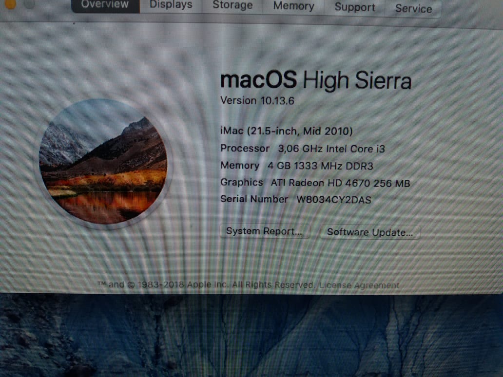 iMac 21.5" mid 2010