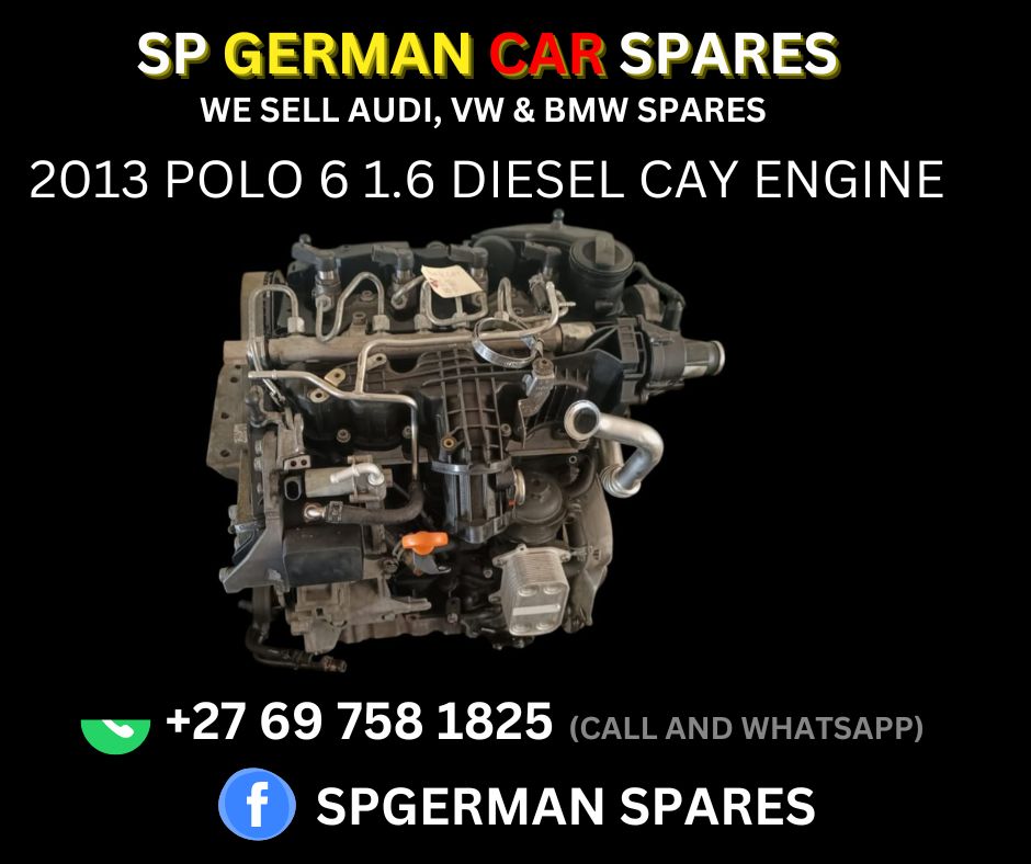 2013 POLO 6 1.6 DIESEL CAY ENGINE FOR SALE!!! - Private Seller