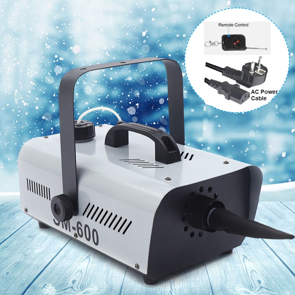 Stunning Snow Making Machine, Wireless Remote Control Snowflake Maker 220V. NEW