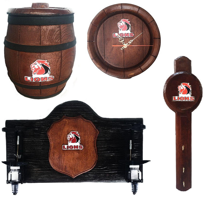 LIONS RUGBY Ultimate Supporters Combo Bar Mancave Pack. Brand New Products.