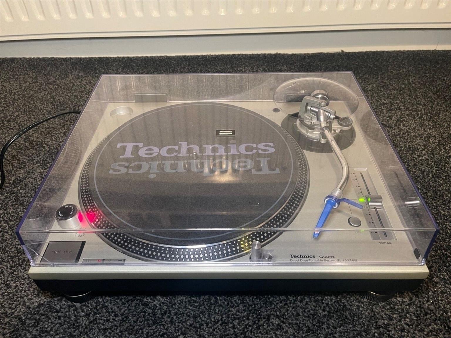 Technics SL-1200MK5 Analog DJ Turntable - Silver | Junk Mail