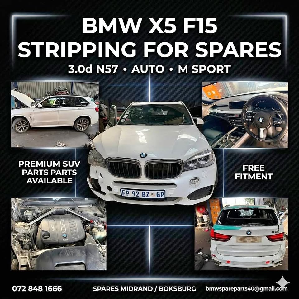 BMW X5 F15 3.0d N57 Auto 2017 M Sport – Stripping for Spares - Private Seller BMW X5 F15 3.0d N57 Auto 2017 M Sport – Stripping for Spares - Private Seller