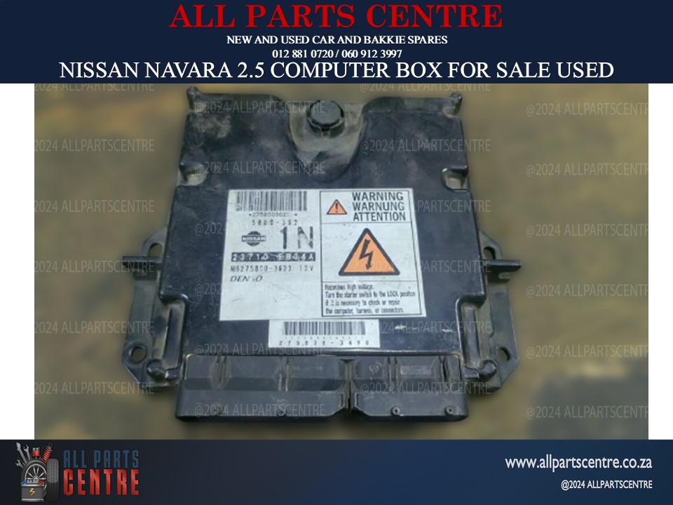 Nissan Navara 2.5 Computer box for sale – Used Nissan Navara 2.5 Computer box for sale – Used