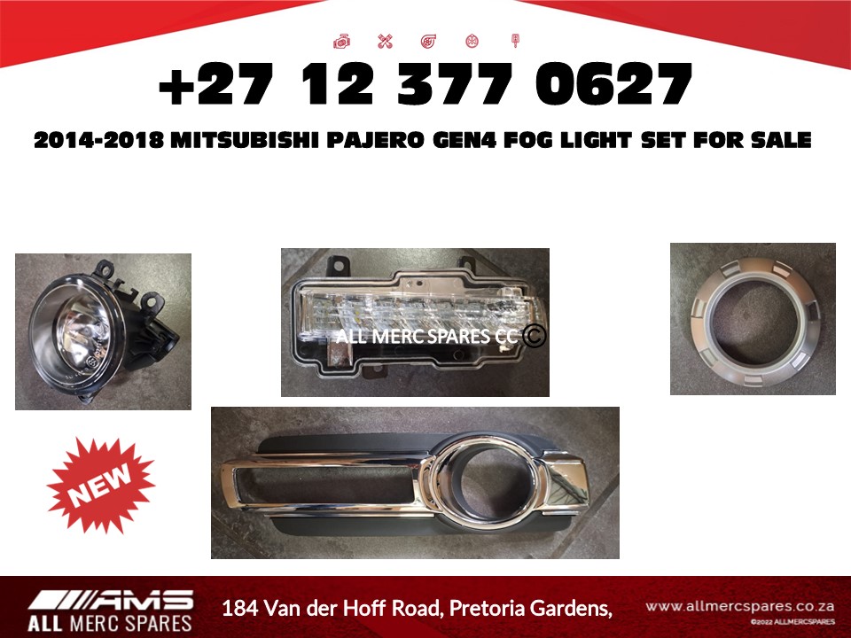 2014-2018 Mitsubishi Pajero GEN4 fog light set new for sale - Private Seller 2014-2018 Mitsubishi Pajero GEN4 fog light set new for sale - Private Seller