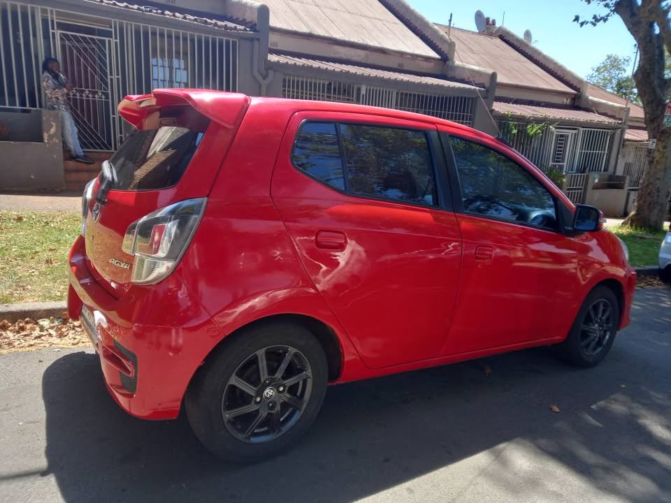2021 TOYOTA AGYA 1.0 PETROL, AUTOMATIC TRANSMISSION, RED COLOR