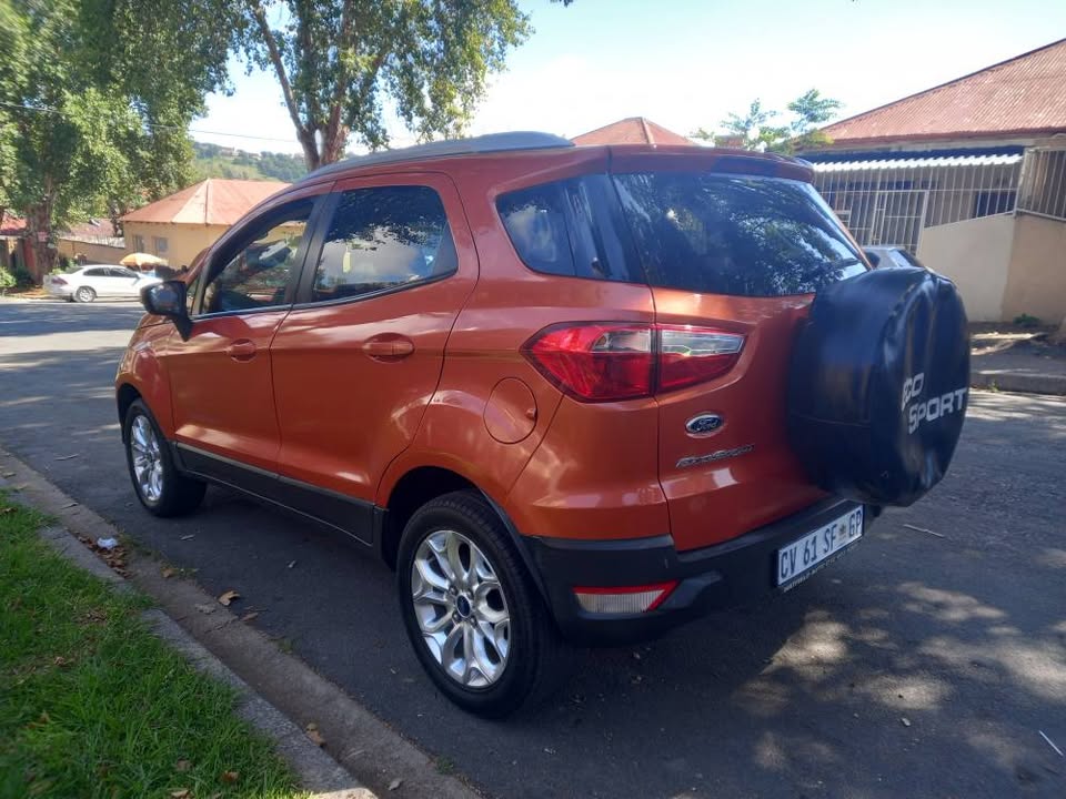 2013 FORD ECOSPORT 1.0 Petrol, Manual Transmission, Orange Color, Mileage
