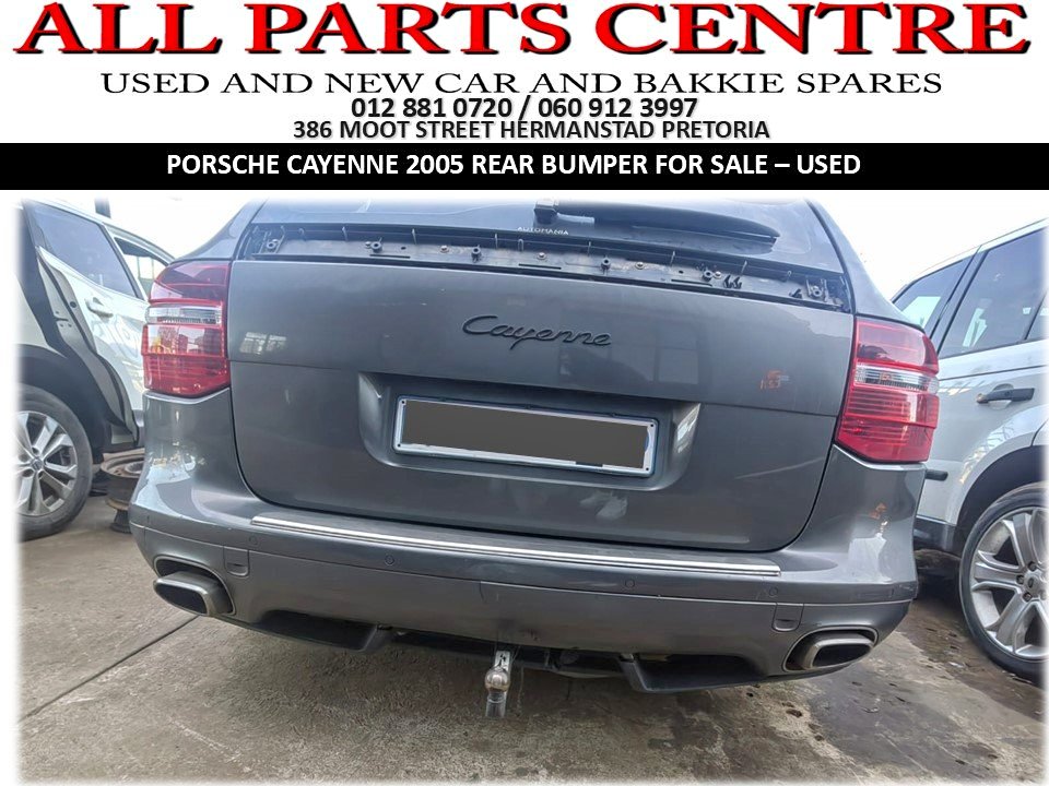 Porsche Cayenne 2005 Rear Bumper for Sale (Used) - Private Seller Porsche Cayenne 2005 Rear Bumper for Sale (Used) - Private Seller