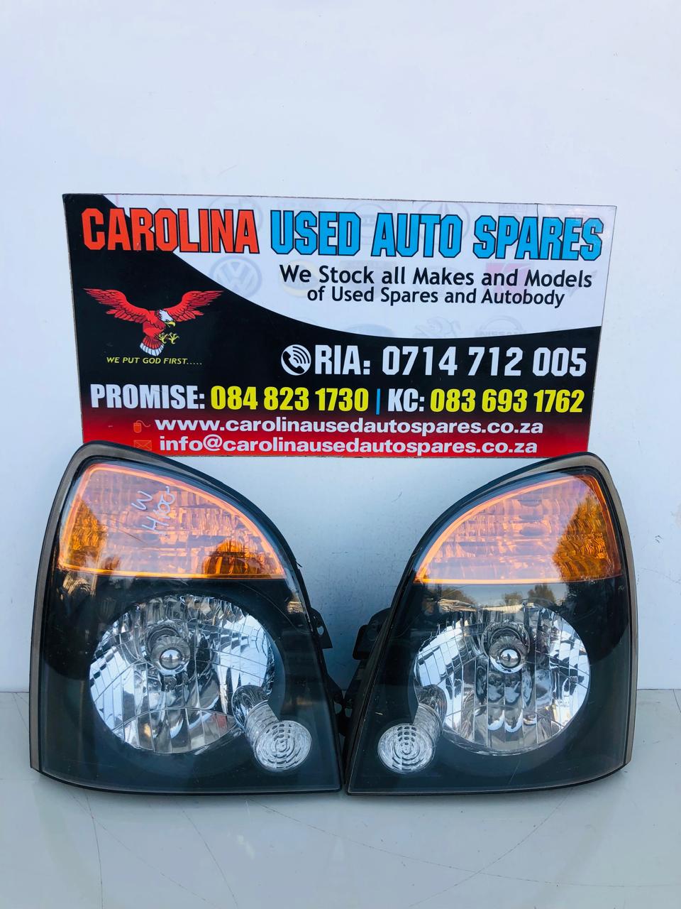 Hyundai H100 left and right side headlight (black) - Private Seller Hyundai H100 left and right side headlight (black) - Private Seller