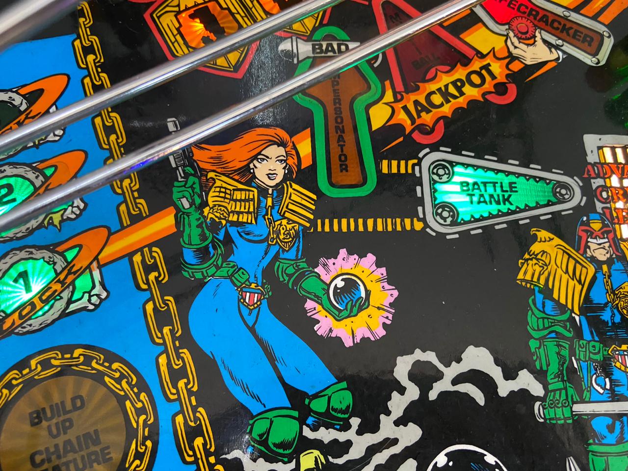 Judge Dredd Pinball Machine by Bally for sale