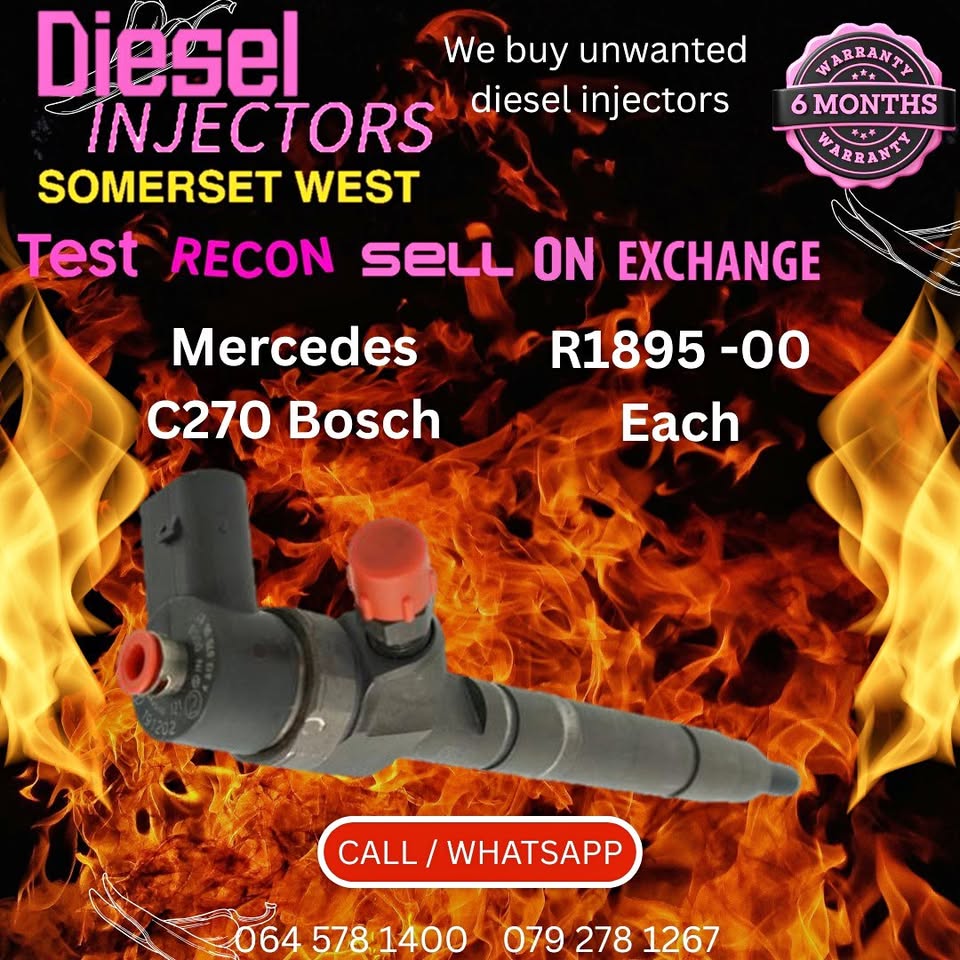 C270 Mercedes Bosch diesel injectors - Private Seller C270 Mercedes Bosch diesel injectors - Private Seller