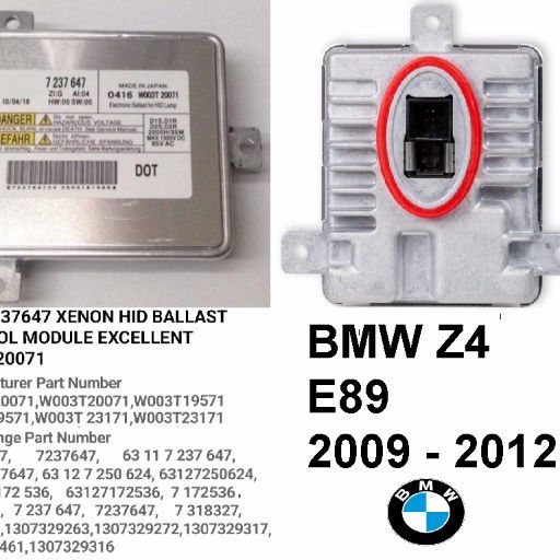 BMW E89 Z4 Xenon headlight ballast module