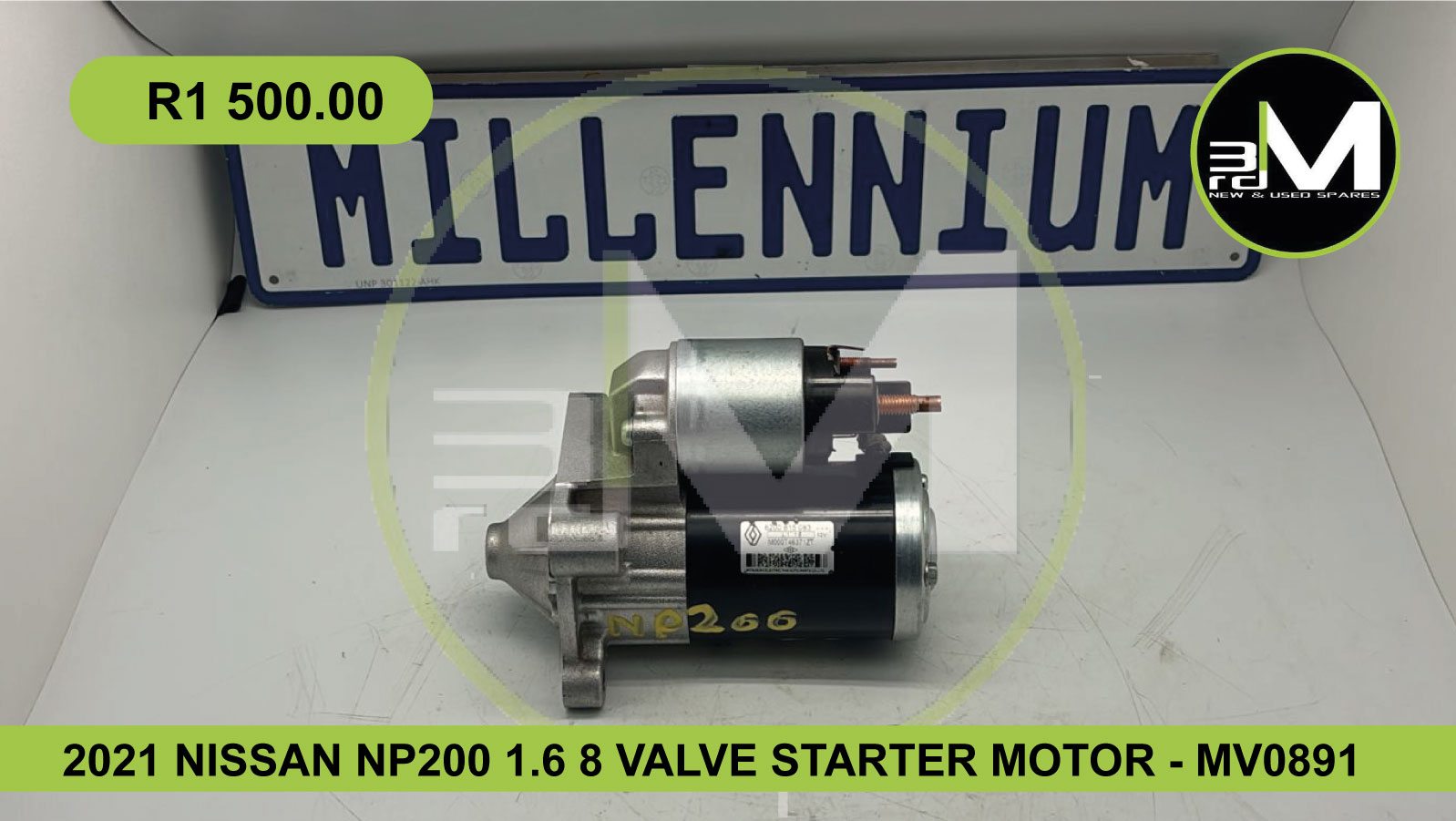 2021 NISSAN NP200 1.6 8 VALAVE STARTER MOTOR - MV0891 - Private Seller 2021 NISSAN NP200 1.6 8 VALAVE STARTER MOTOR - MV0891 - Private Seller