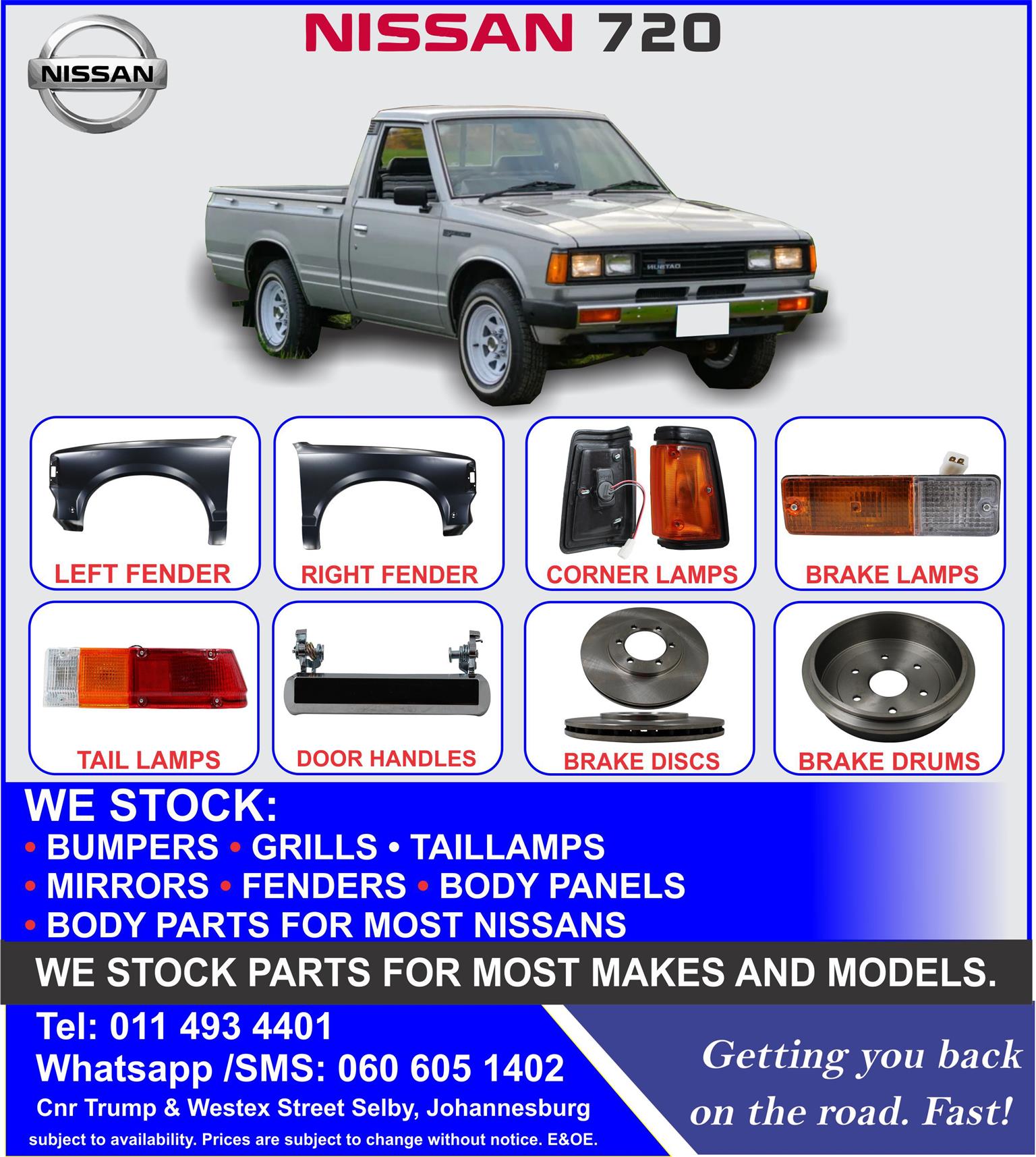 Datsun 720 store parts