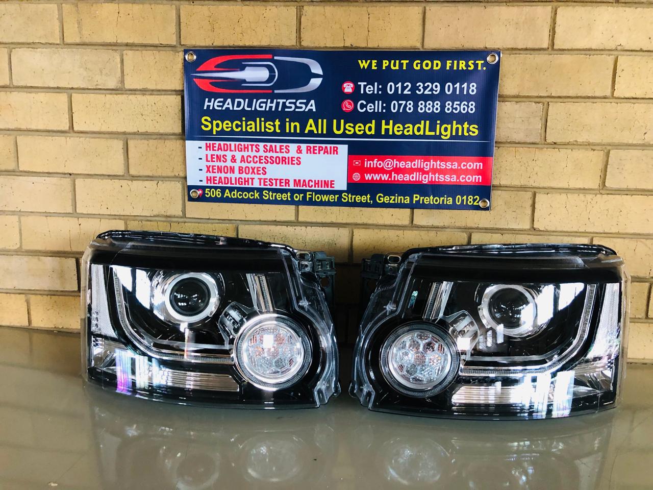 Range Rover Discovery 4 facelift L319 left and right xenon headlights (9 pin) - Private Seller