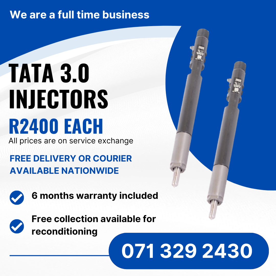 TATA 3.0 DIESEL INJECTORS FOR SALE WITH WARRANTY - Private Seller TATA 3.0 DIESEL INJECTORS FOR SALE WITH WARRANTY - Private Seller