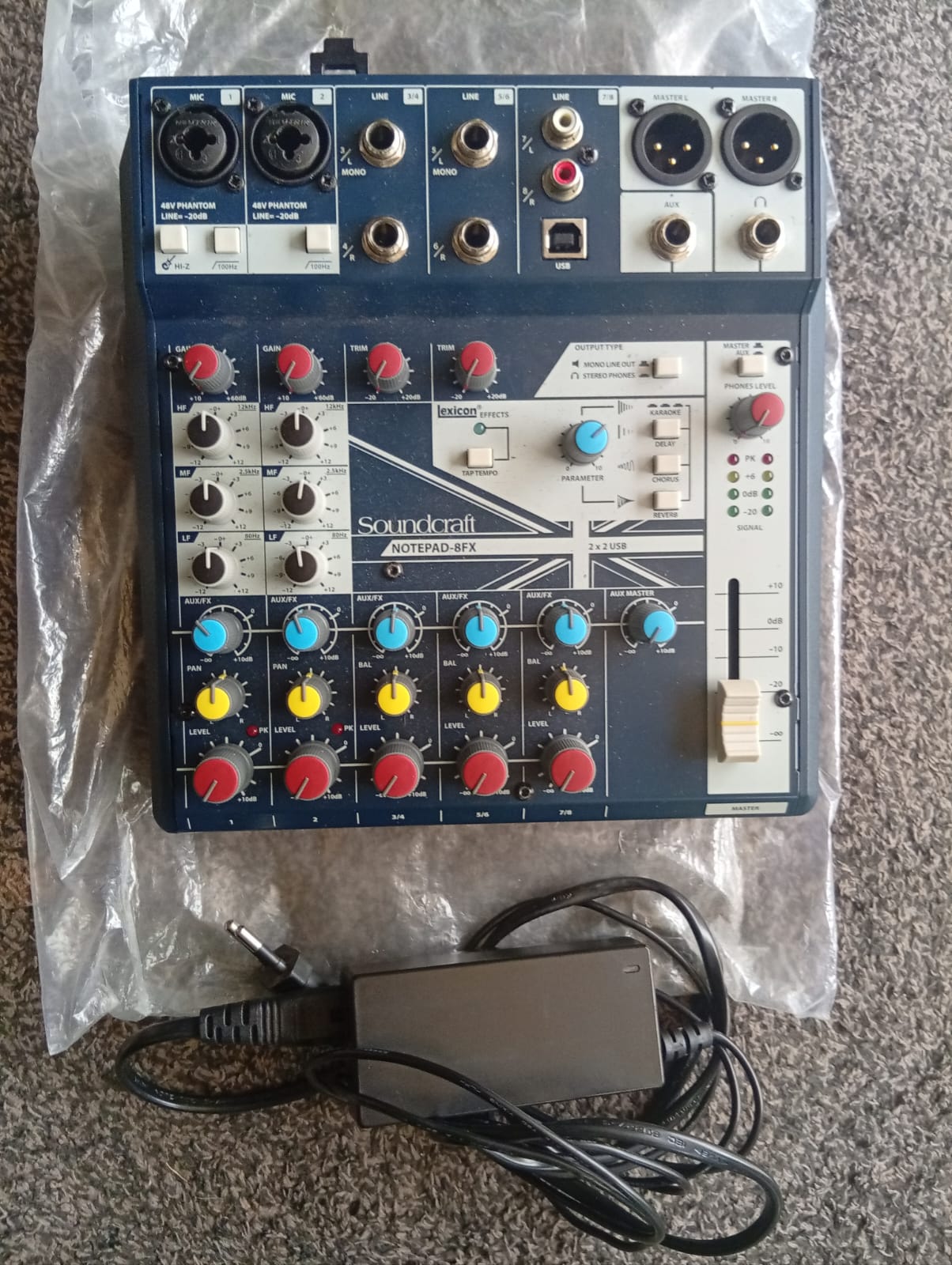 Soundcraft 8FX & Alto Pro Live802