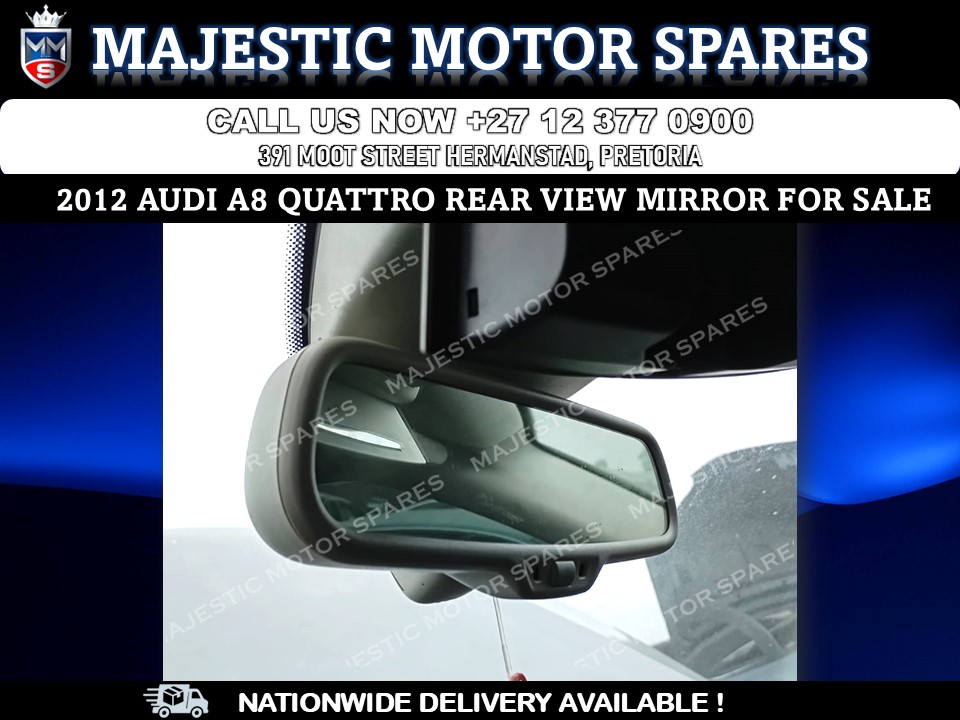 For Sale: Interior Rear View Mirror – 2012 Audi A8 Quattro - Private Seller For Sale: Interior Rear View Mirror – 2012 Audi A8 Quattro - Private Seller