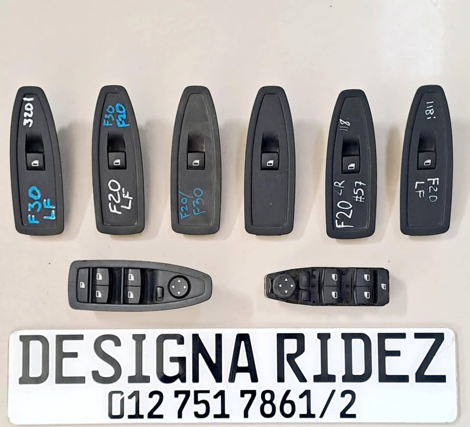 BMW F20/F30 1-SERIES/3-SERIES  WINDOW SWITCHES AVAILABLE BMW F20/F30 1-SERIES/3-SERIES  WINDOW SWITCHES AVAILABLE