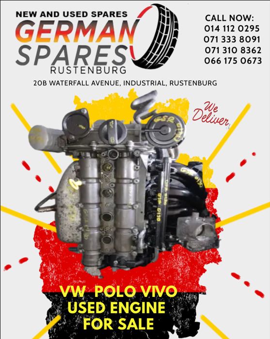 VW Polo Vivo Used Engine for Sale - Private Seller VW Polo Vivo Used Engine for Sale - Private Seller