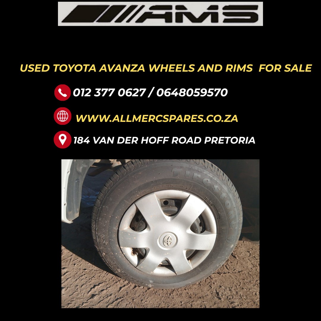 USED TOYOTA AVANZA WHEELS & RIMS FOR SALE – GREAT VALUE!