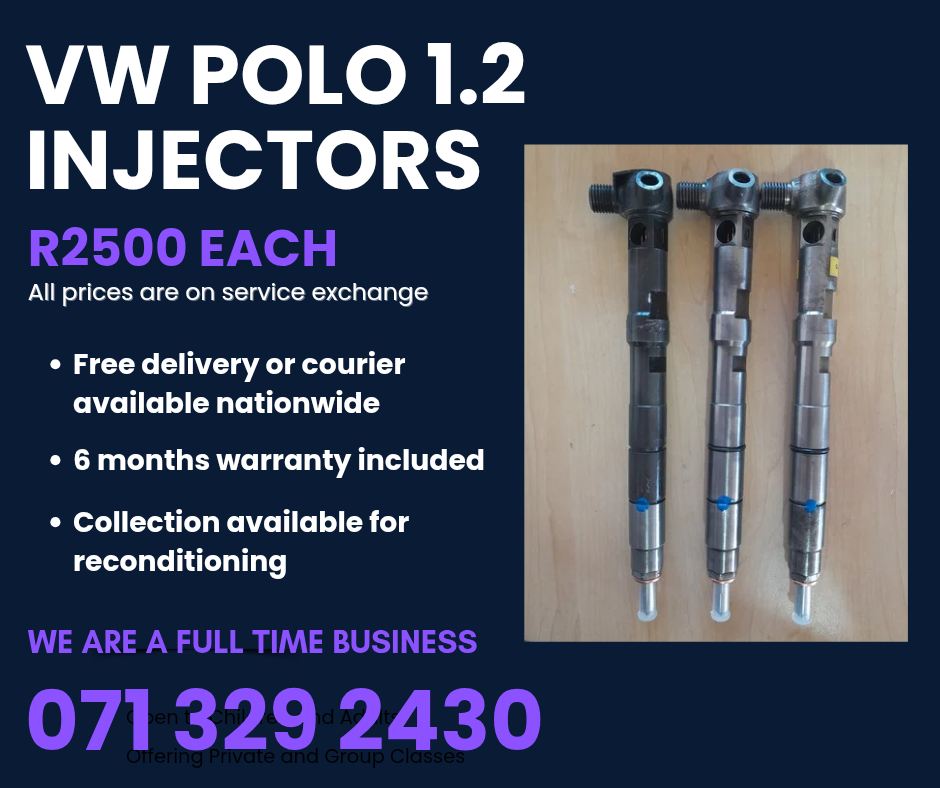 VW POLO 1.2 DIESEL INJECTORS FOR SALE WITH WARRANTY - Private Seller VW POLO 1.2 DIESEL INJECTORS FOR SALE WITH WARRANTY - Private Seller