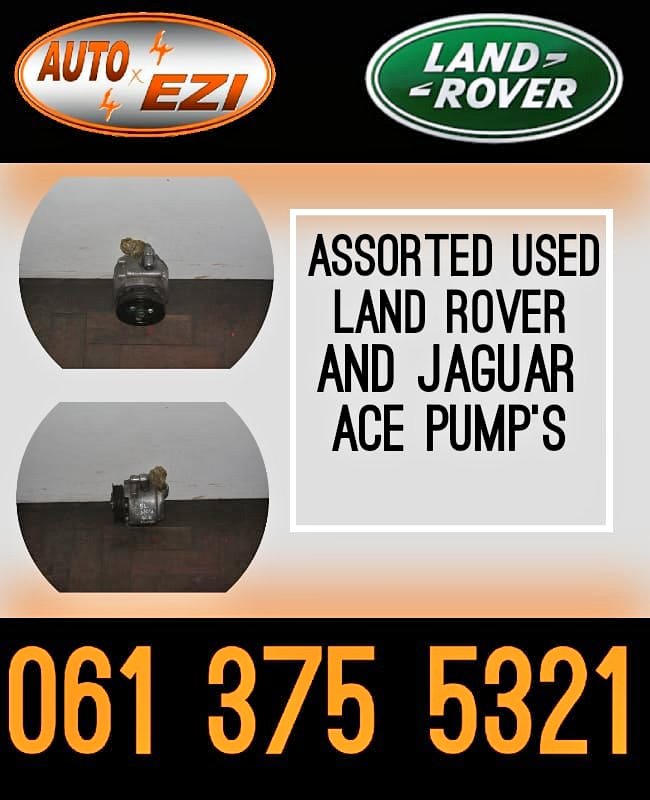 Original Land Rover and Jaguar ACE Pump's - Private Seller Original Land Rover and Jaguar ACE Pump's - Private Seller