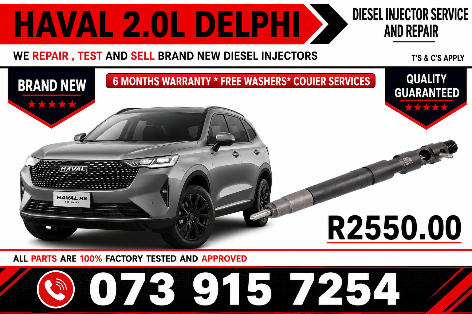 _Haval_2.0l_Delphi_Diesel_Fuel_Injectors - Private Seller _Haval_2.0l_Delphi_Diesel_Fuel_Injectors - Private Seller