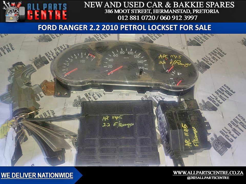Ford Ranger 2.2 2010 Petrol – Complete ECU and Lockset for Sale - Private Seller Ford Ranger 2.2 2010 Petrol – Complete ECU and Lockset for Sale - Private Seller