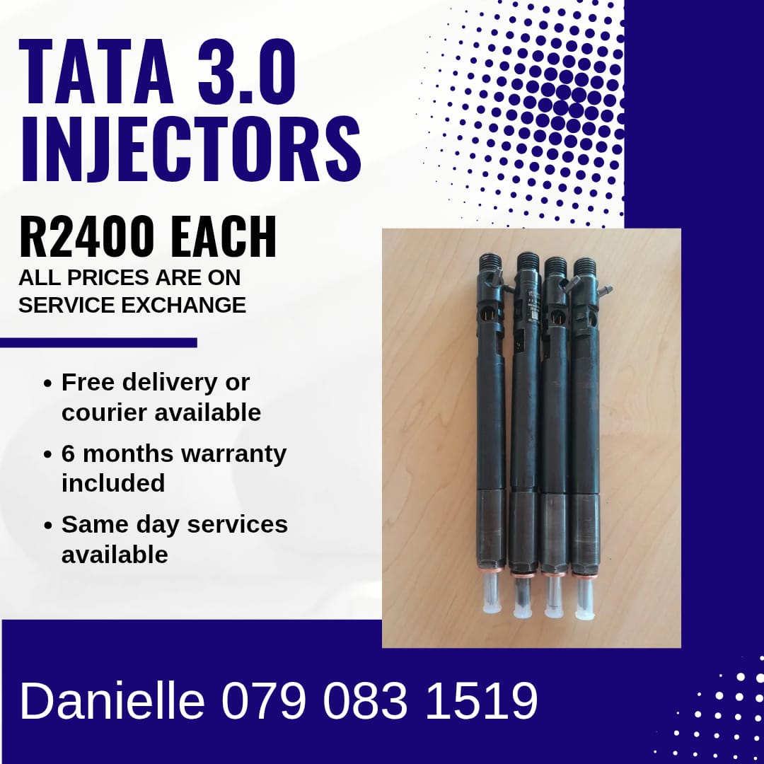 TATA 3.0 INJECTORS FOR SALE WITH WARRANTY INCLUDED - Private Seller TATA 3.0 INJECTORS FOR SALE WITH WARRANTY INCLUDED - Private Seller