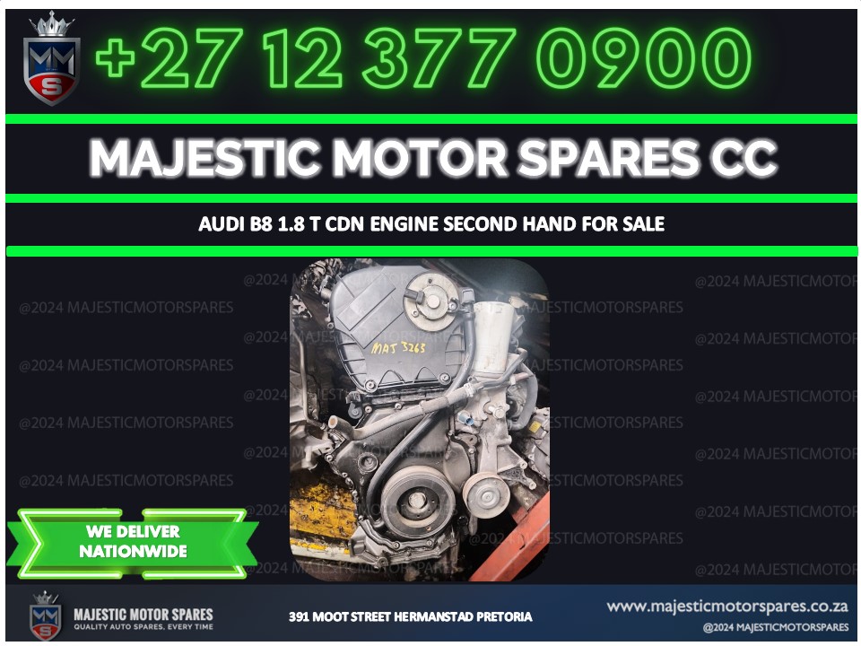 Audi B8 1.8 T CDN Engine | Used Audi Engine for Sale - Private Seller Audi B8 1.8 T CDN Engine | Used Audi Engine for Sale - Private Seller