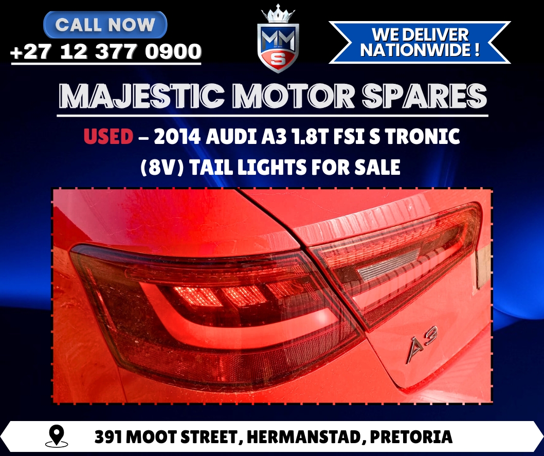 For Sale: Used 2014 Audi A3 1.8T FSI S Tronic 8V Tail Lights - Private Seller For Sale: Used 2014 Audi A3 1.8T FSI S Tronic 8V Tail Lights - Private Seller