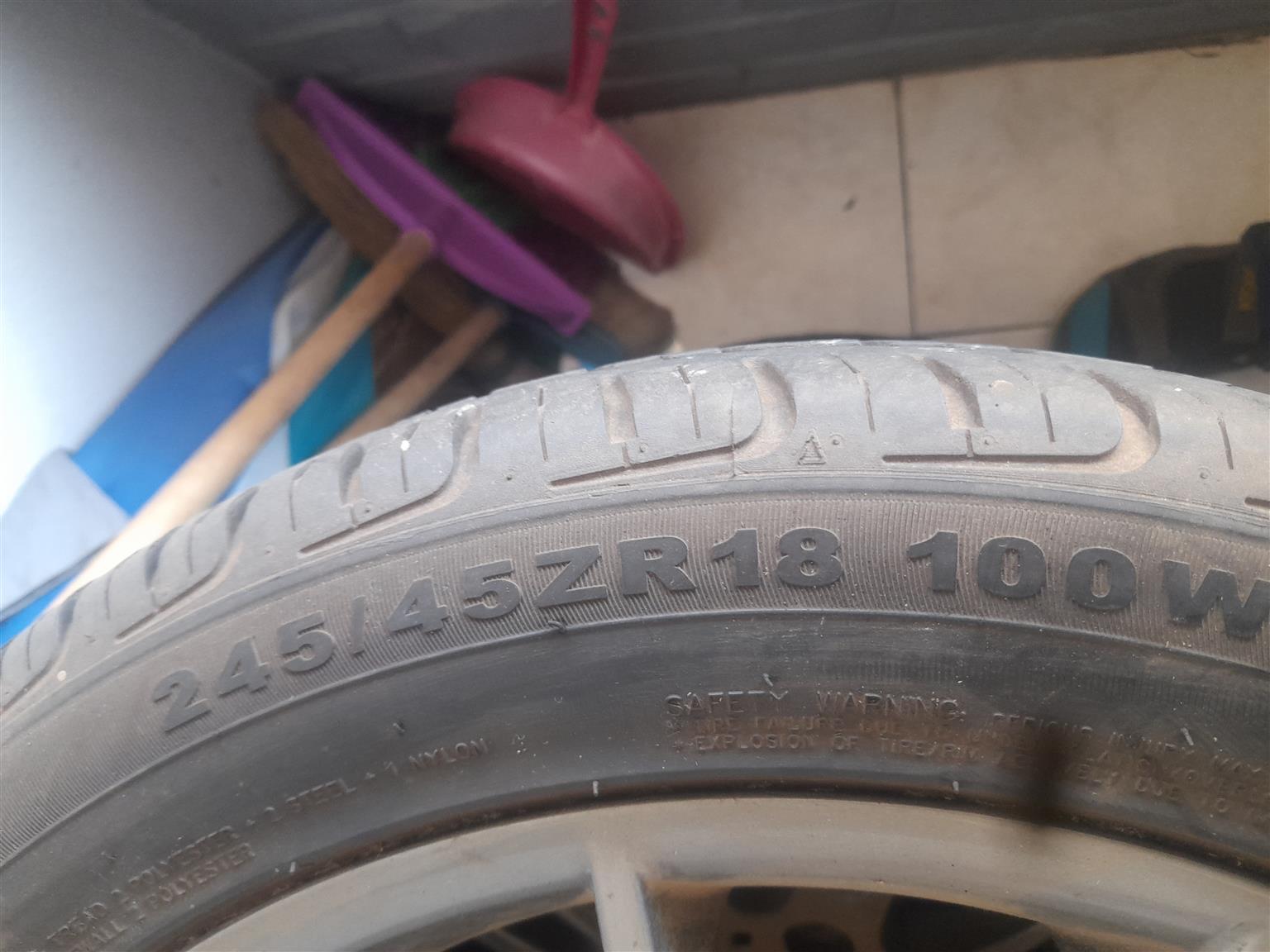 Bmw rims and tires