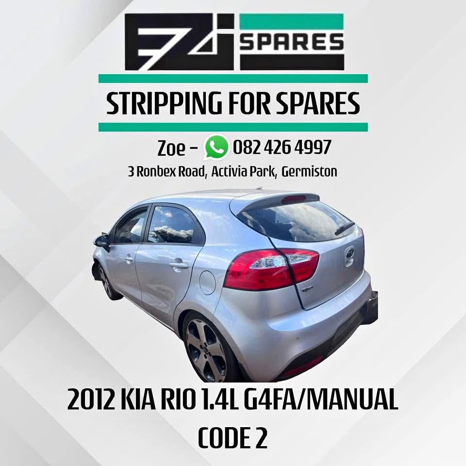 2012 Kia Rio 1.4 code 2 breaking for spares - Private Seller 2012 Kia Rio 1.4 code 2 breaking for spares - Private Seller