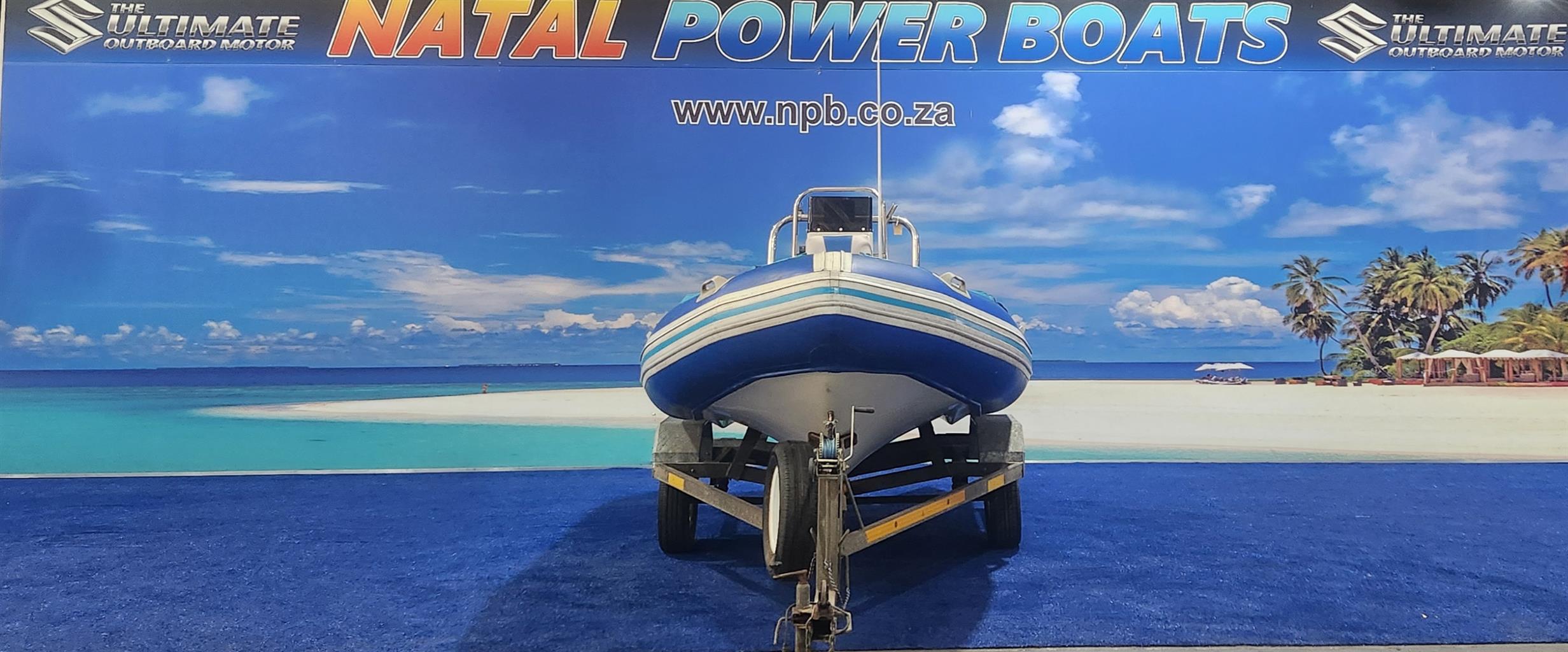 SUPERDUCK 480 MONO ON TRAILER 60 HP YAMAHA 2 STROKE 190 HOUR