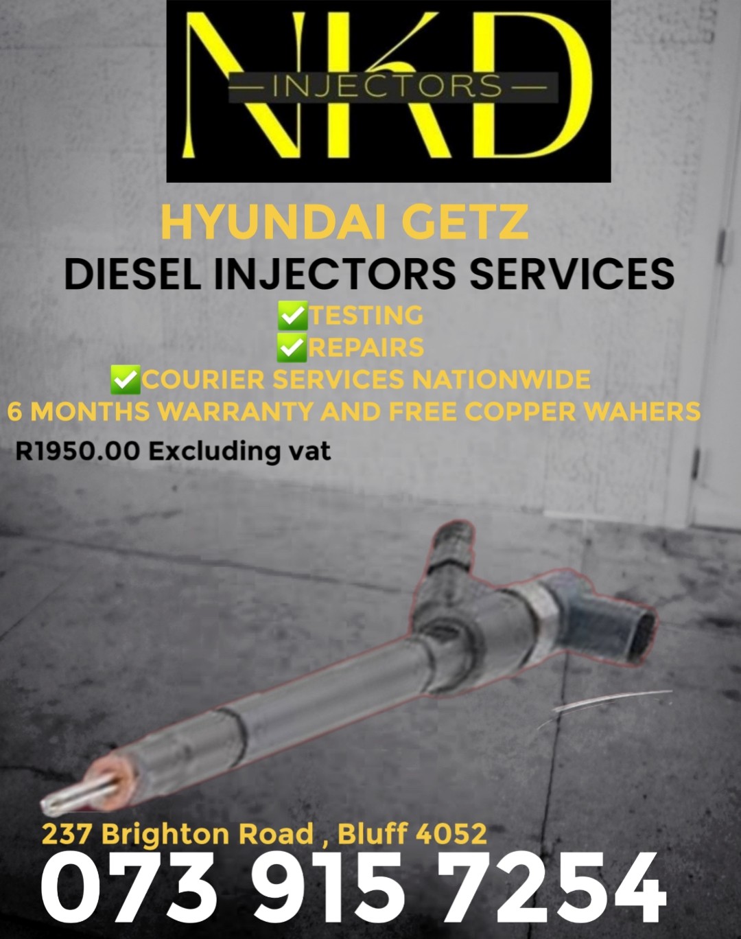 SAVE FUEL WITH PROPERLY WORKING INJECTORS FOR HYUNDAI GETZ - Private Seller SAVE FUEL WITH PROPERLY WORKING INJECTORS FOR HYUNDAI GETZ - Private Seller