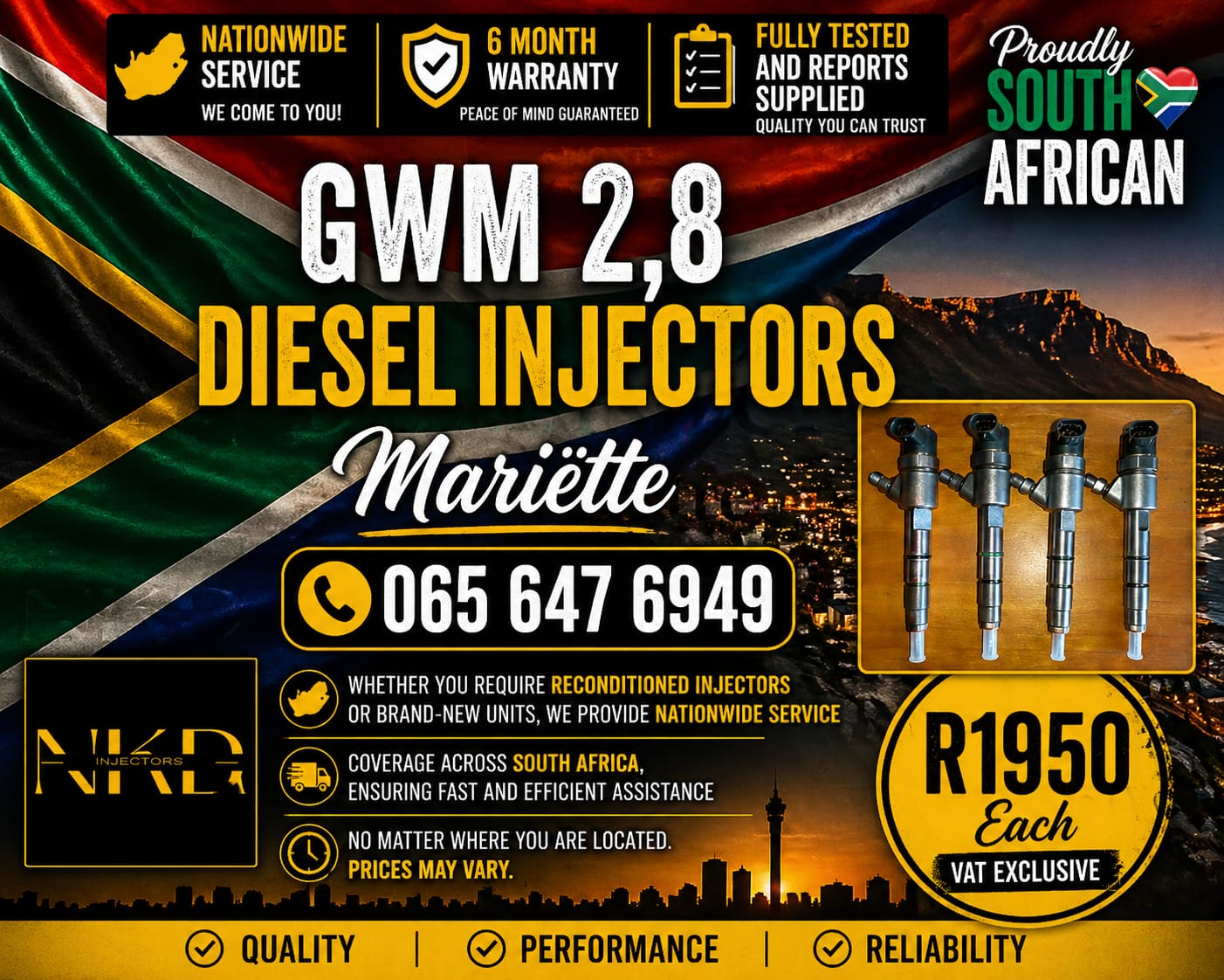 Performance GWM 2.8 - Private Seller Performance GWM 2.8 - Private Seller