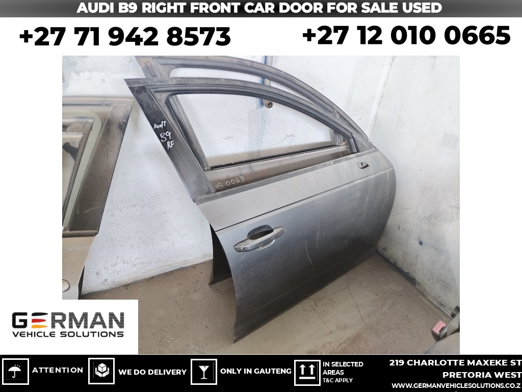 Audi a4 b9 front right car door – used oem replacement part for sale - Private Seller Audi a4 b9 front right car door – used oem replacement part for sale - Private Seller